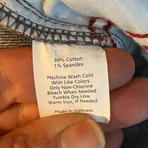 Talbots Women Signature Boot Cut Jean Size 8 Western Cowgirl Rodeo Charcoal - Picture 6 of 7